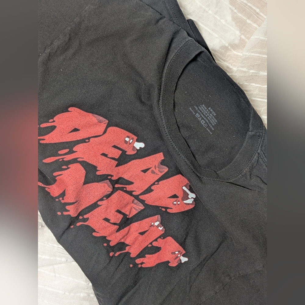 Official 🥩Dead Meat🥩 [Podcast, Kill Counts, Etc] Black Graphic T-Shirt - Picture 5 of 5